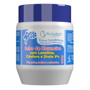 Hidratante Mãos e Pés Sebo de Carneiro C/ Lanolina (Bio Instinto) 240g